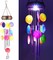 Solar Wind Chimes for Outside, Waterproof Shell Wind Chime Color Changing Windchimes, Outdoor Decor for Garden Yard Patio, Birthday Gifts for Mom Grandma